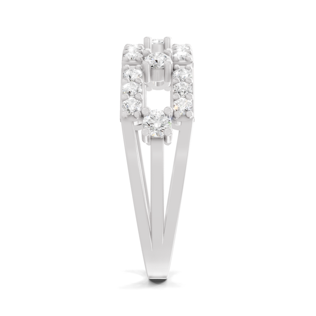 Sparkles 0.46 Ct Lab Grown Diamond Bridge Ring