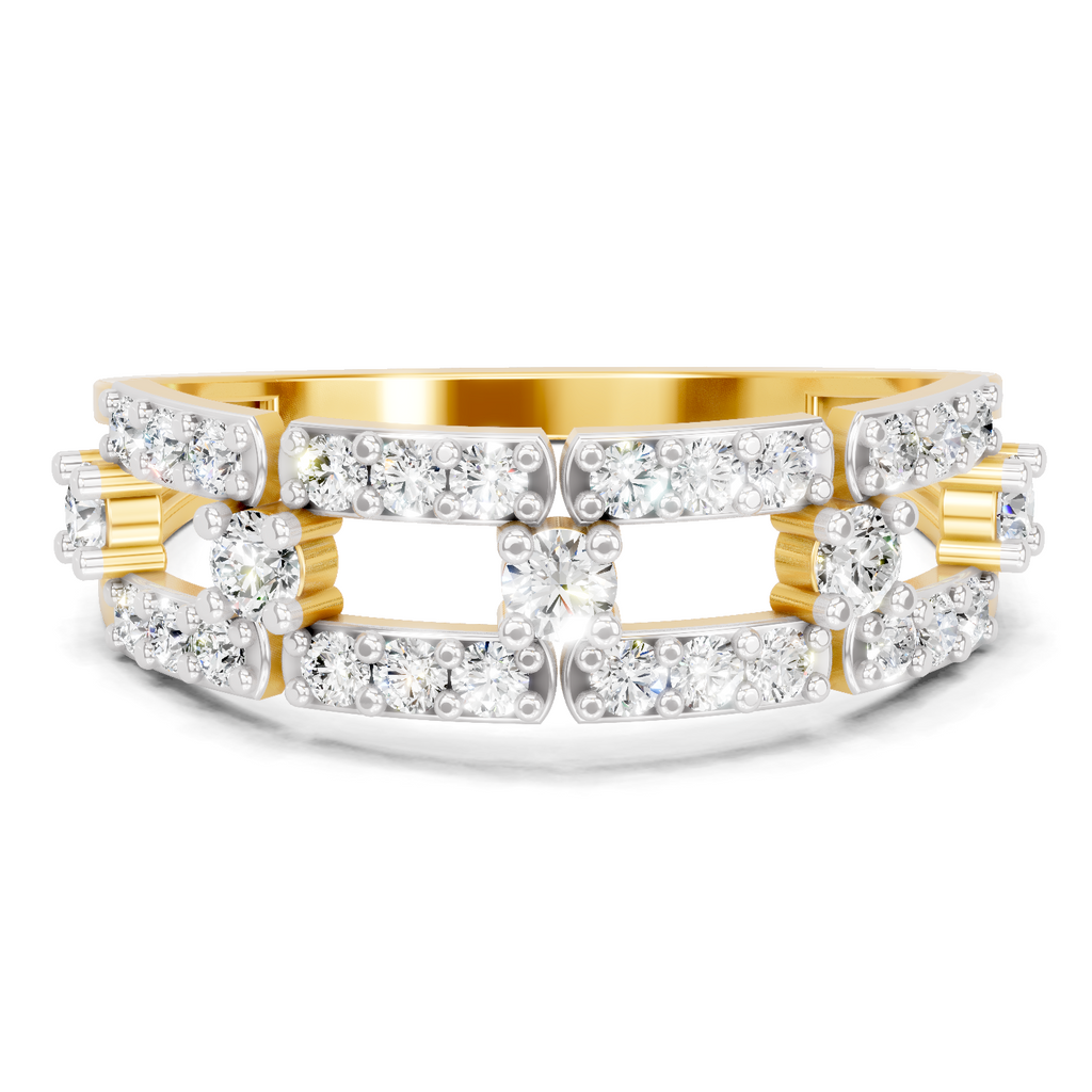 Sparkles 0.46 Ct Lab Grown Diamond Bridge Ring