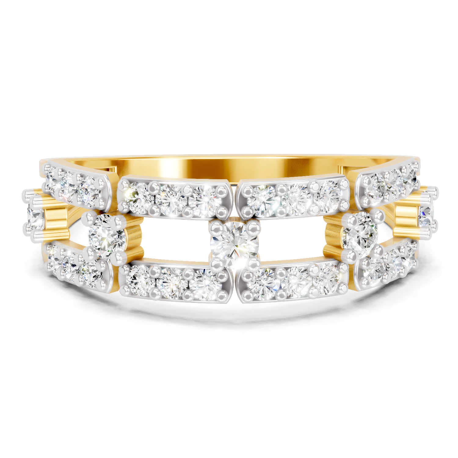 Sparkles 0.46 Ct Lab Grown Diamond Bridge Ring