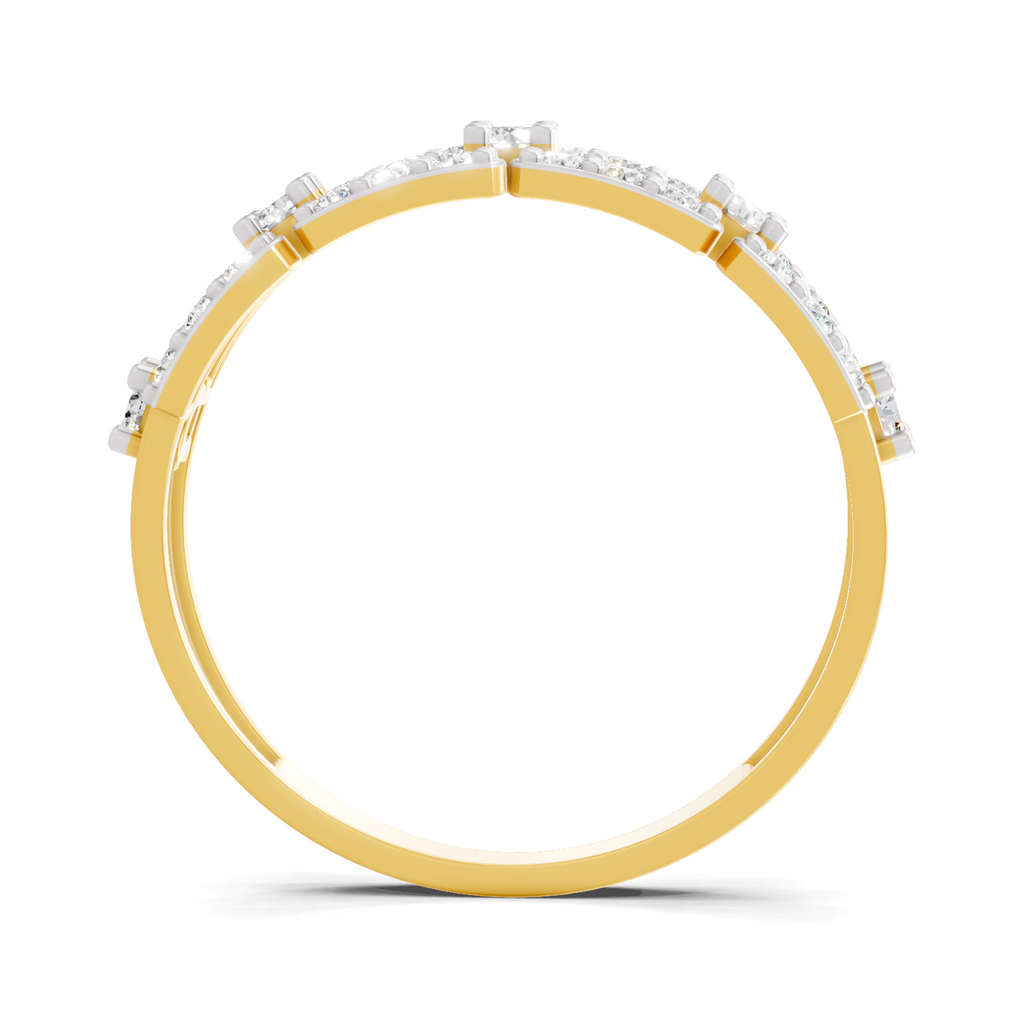 Sparkles 0.46 Ct Lab Grown Diamond Bridge Ring