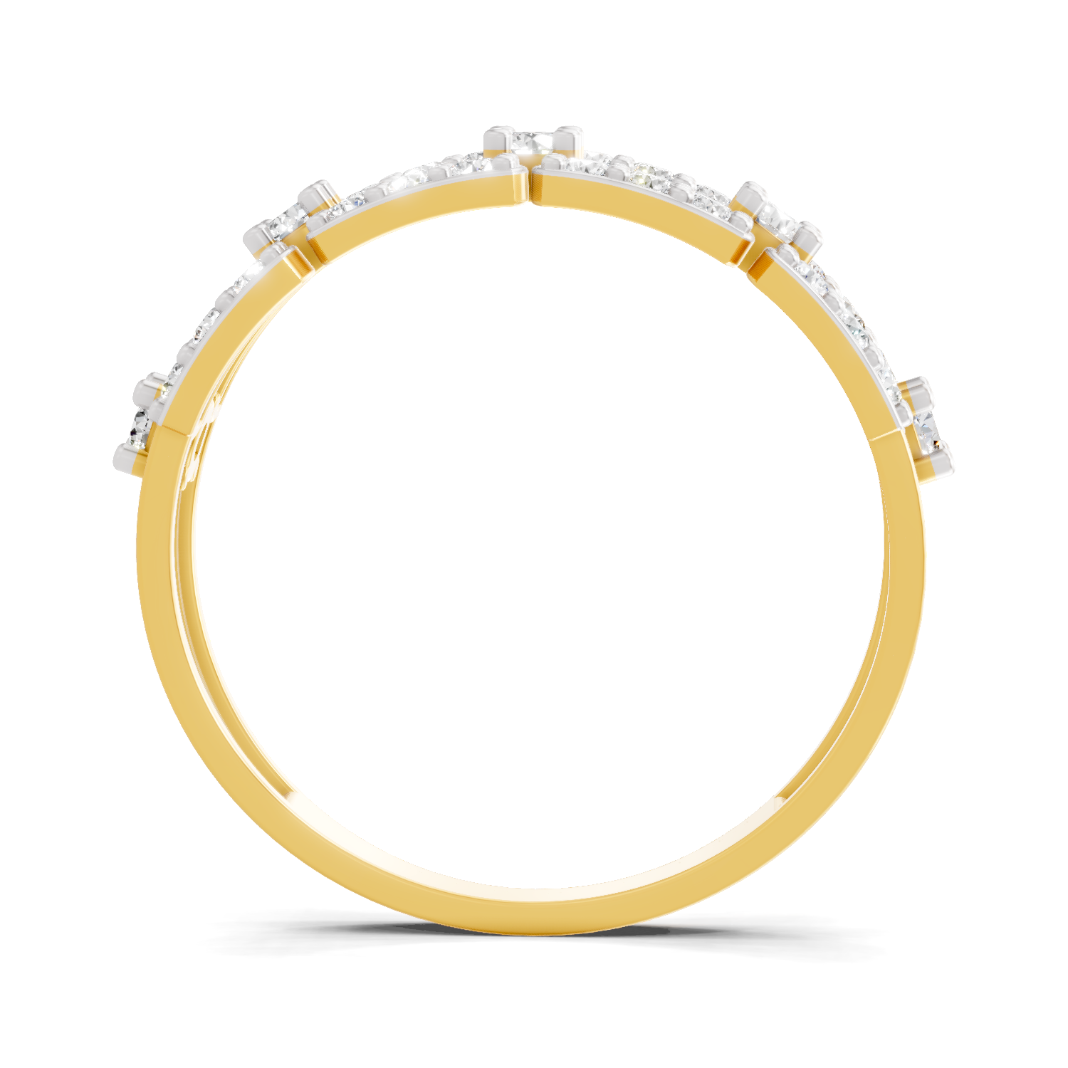Sparkles 0.46 Ct Lab Grown Diamond Bridge Ring