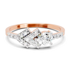 Sparkles 0.46 Ct Lab Grown Diamond Bridge Ring