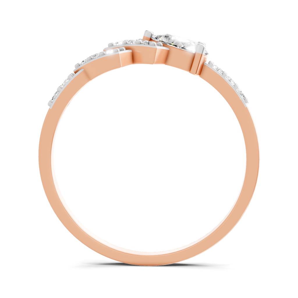 0.46 Carat Pear Diamond Solitaire Ring