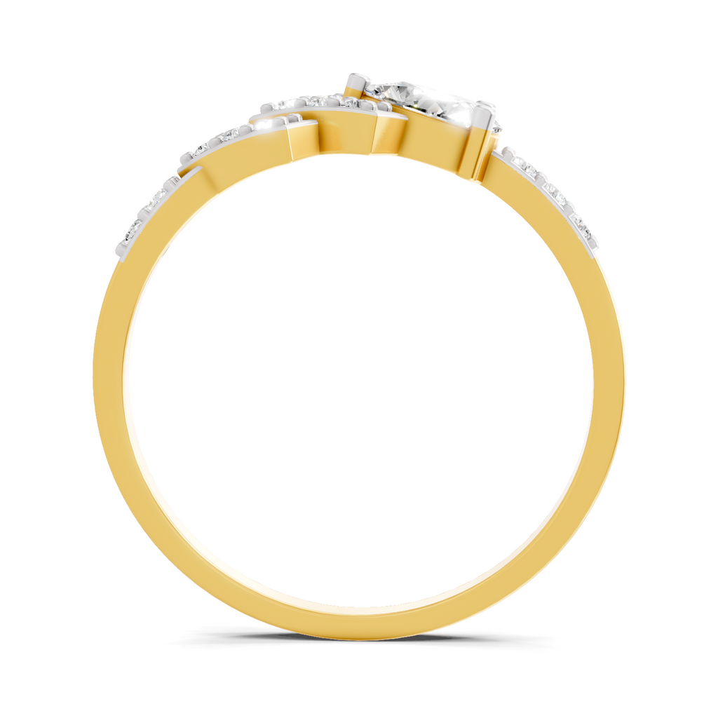 0.46 Carat Pear Diamond Solitaire Ring