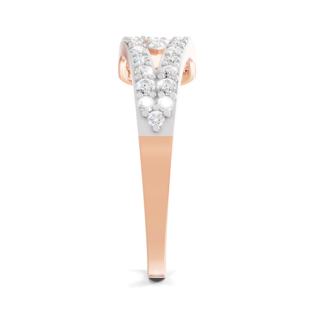 0.49 Carat Diamond Cluster Ring