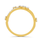 0.58 Carat Pear Diamond Multi-Row Bypass Ring