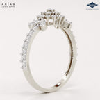 Arias by Lara Dutta Regal Fan Flare Diamond Ring