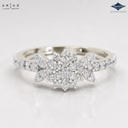Arias by Lara Dutta Regal Fan Flare Diamond Ring