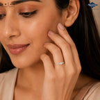 Arias by Lara Dutta Regal Fan Flare Diamond Ring