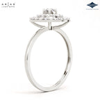 Arias by Lara Dutta Double Halo Orbit Diamond Ring
