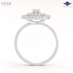 Arias by Lara Dutta Double Halo Orbit Diamond Ring
