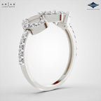 Arias by Lara Dutta Crescent Embrace Diamond Ring