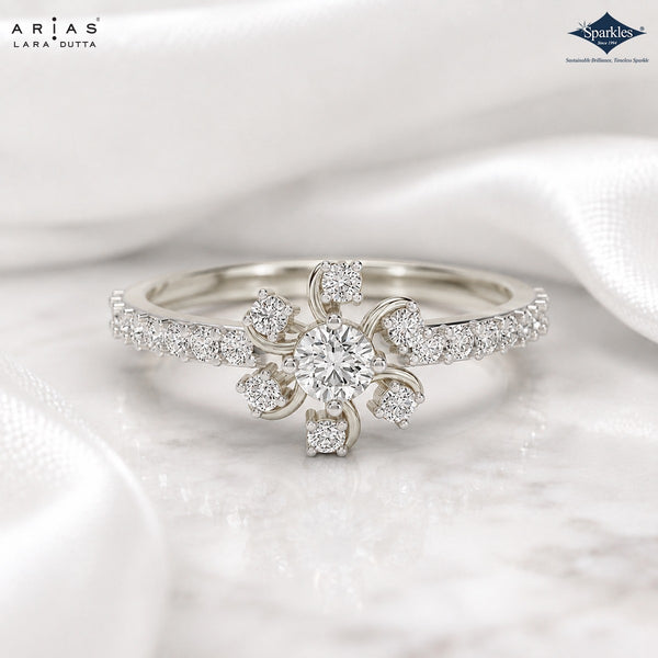 Arias by Lara Dutta Daisy Bloom Diamond Ring