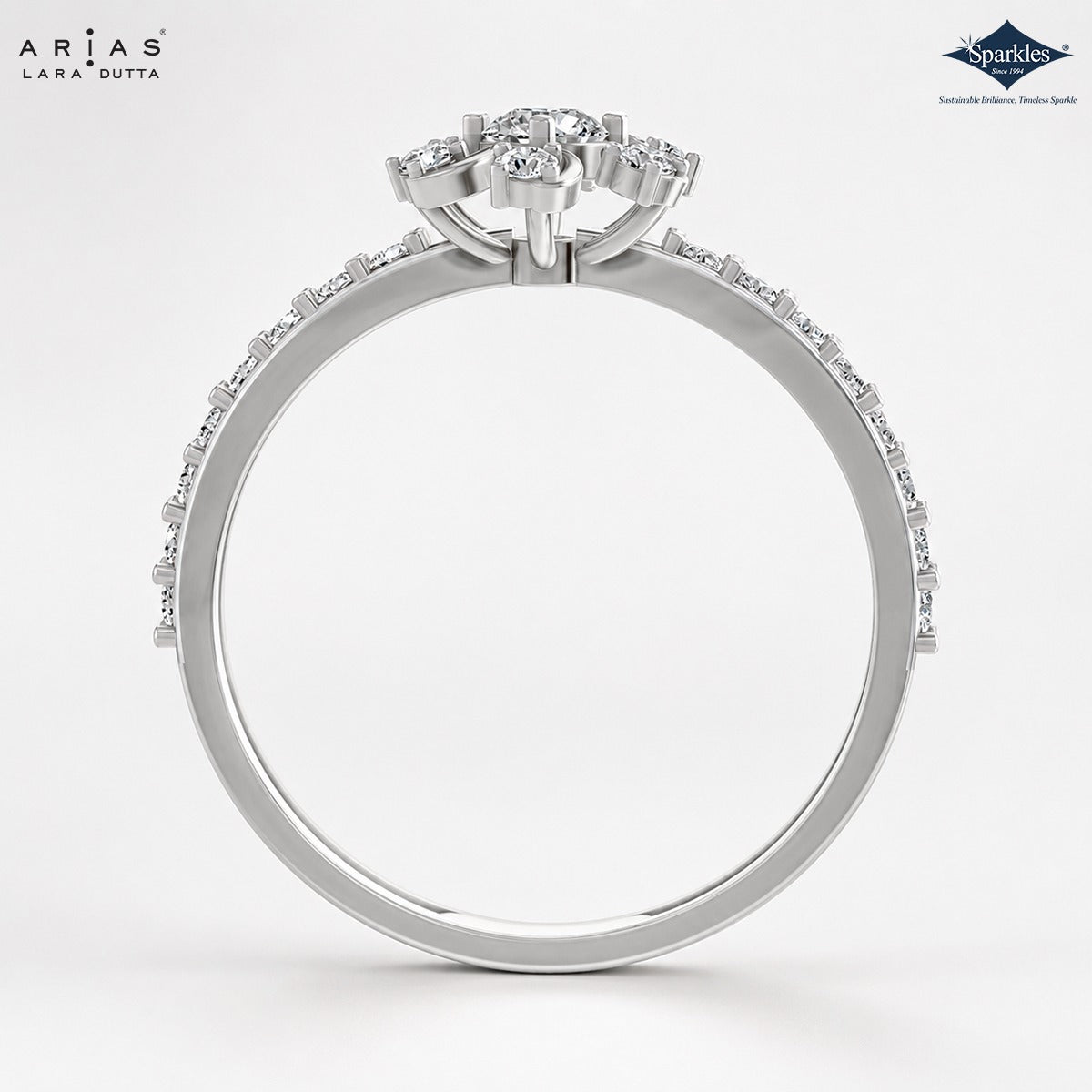 Arias by Lara Dutta Daisy Bloom Diamond Ring