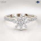 Sparkles Arias by Lara Dutta Starburst Bloom Diamond Ring
