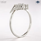 Arias by Lara Dutta Leaf Whisper Diamond Ring