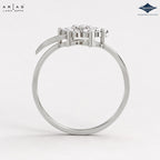 Arias by Lara Dutta Leaf Whisper Diamond Ring