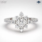 Arias by Lara Dutta Six-Point Star Diamond Ring