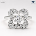 Arias by Lara Dutta Quatrefoil Clover Diamond Ring