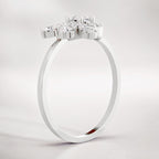 Arias by Lara Dutta Crescent Crown Diamond Ring