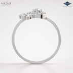 Arias by Lara Dutta Crescent Crown Diamond Ring