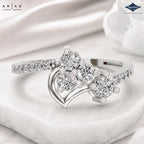 Arias by Lara Dutta Diagonal Duet Diamond Ring