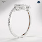 Arias by Lara Dutta Diagonal Duet Diamond Ring