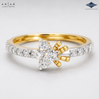 Arias by Lara Dutta Petite Blossom Diamond Ring