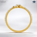 Arias by Lara Dutta Petite Blossom Diamond Ring