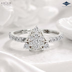 Arias by Lara Dutta Tiara Peak Diamond Ring