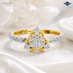 Arias by Lara Dutta Tiara Peak Diamond Ring