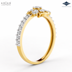 Arias by Lara Dutta Tiara Peak Diamond Ring