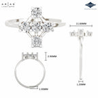 Arias by Lara Dutta Open Lattice Diamond Ring