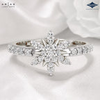 Arias by Lara Dutta Cascading Twist Diamond Ring