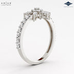Arias by Lara Dutta Radiant Star Cluster Diamond Ring