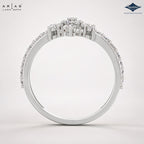 Arias by Lara Dutta Radiant Star Cluster Diamond Ring