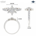 Arias by Lara Dutta Cascading Twist Diamond Ring