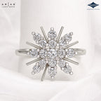 Arias by Lara Dutta Starburst Spray Diamond Ring
