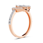 0.97 Carat Blossom Circle Engagement Ring