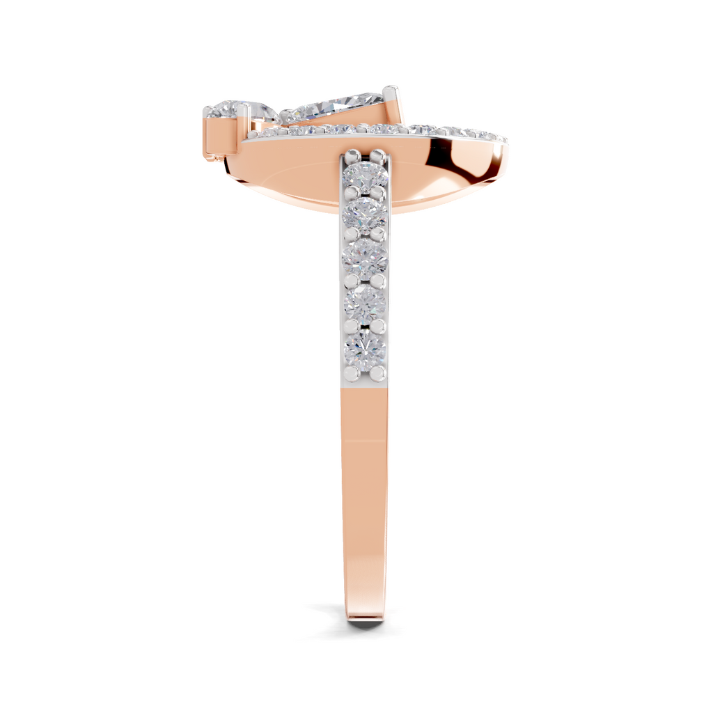 0.97 Carat Blossom Circle Engagement Ring