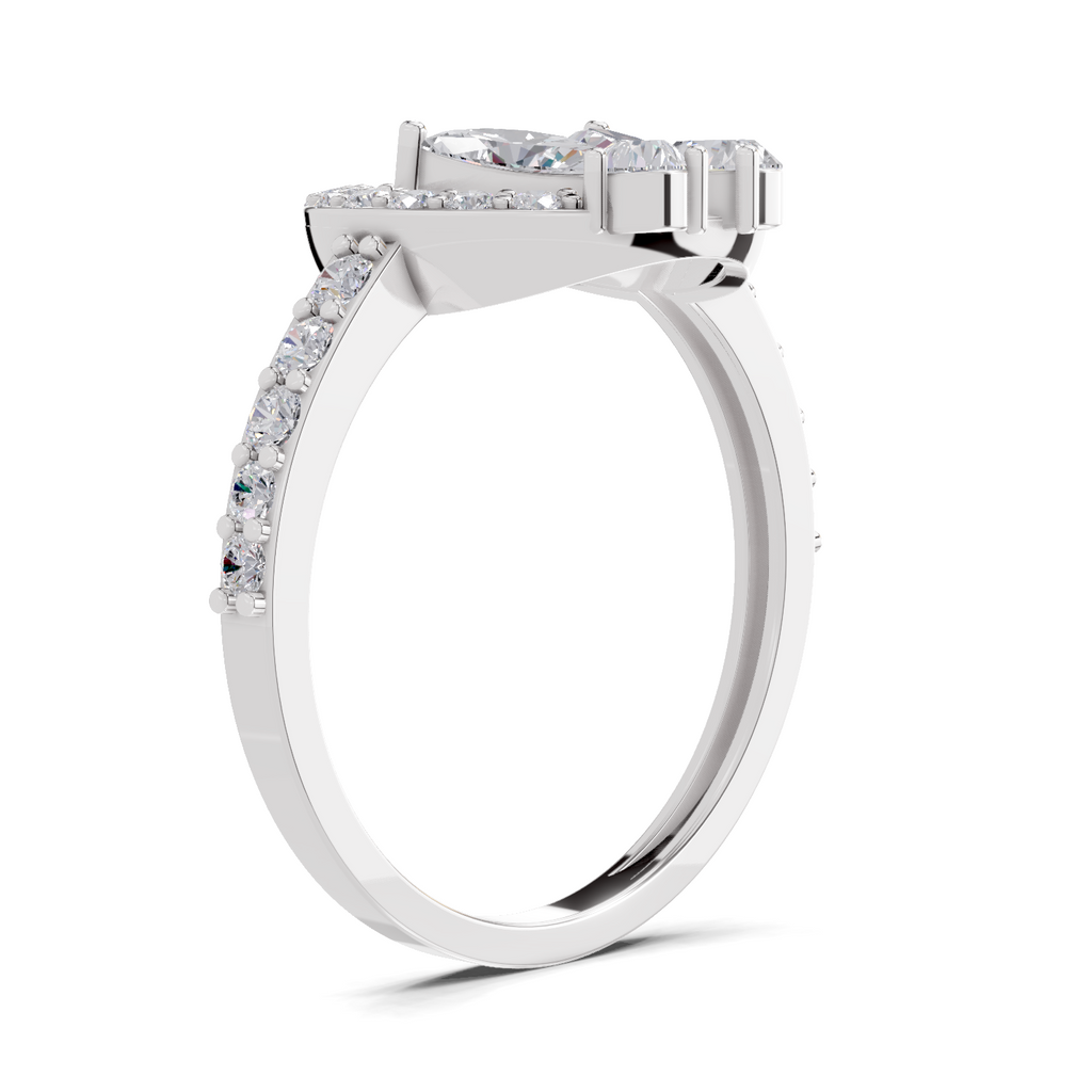 0.97 Carat Blossom Circle Engagement Ring