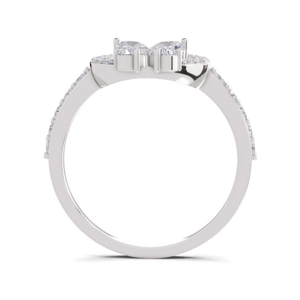 0.97 Carat Blossom Circle Engagement Ring