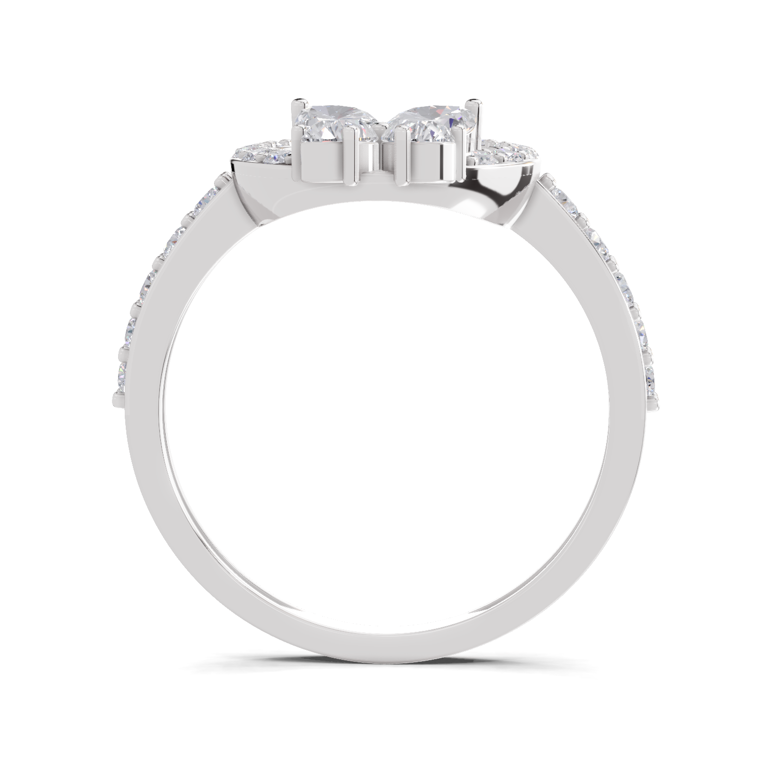 0.97 Carat Blossom Circle Engagement Ring