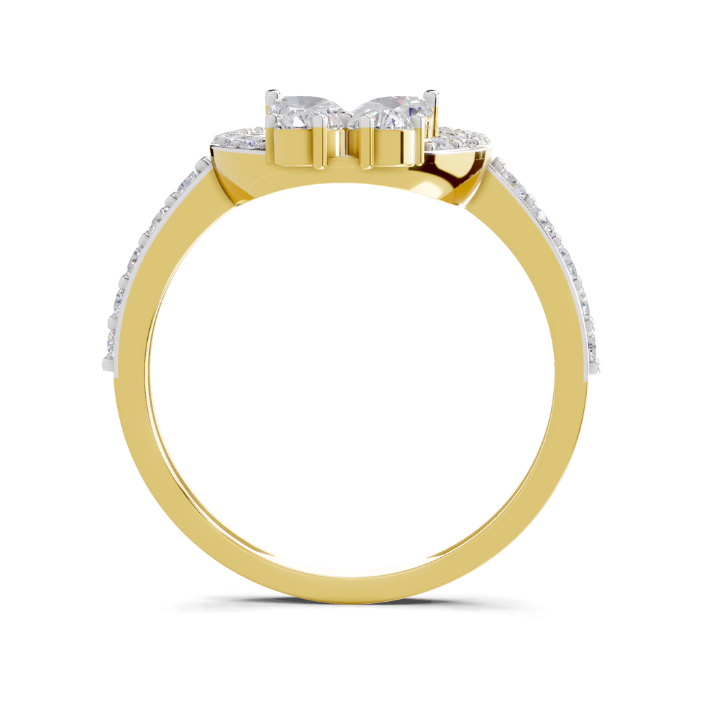 0.97 Carat Blossom Circle Engagement Ring