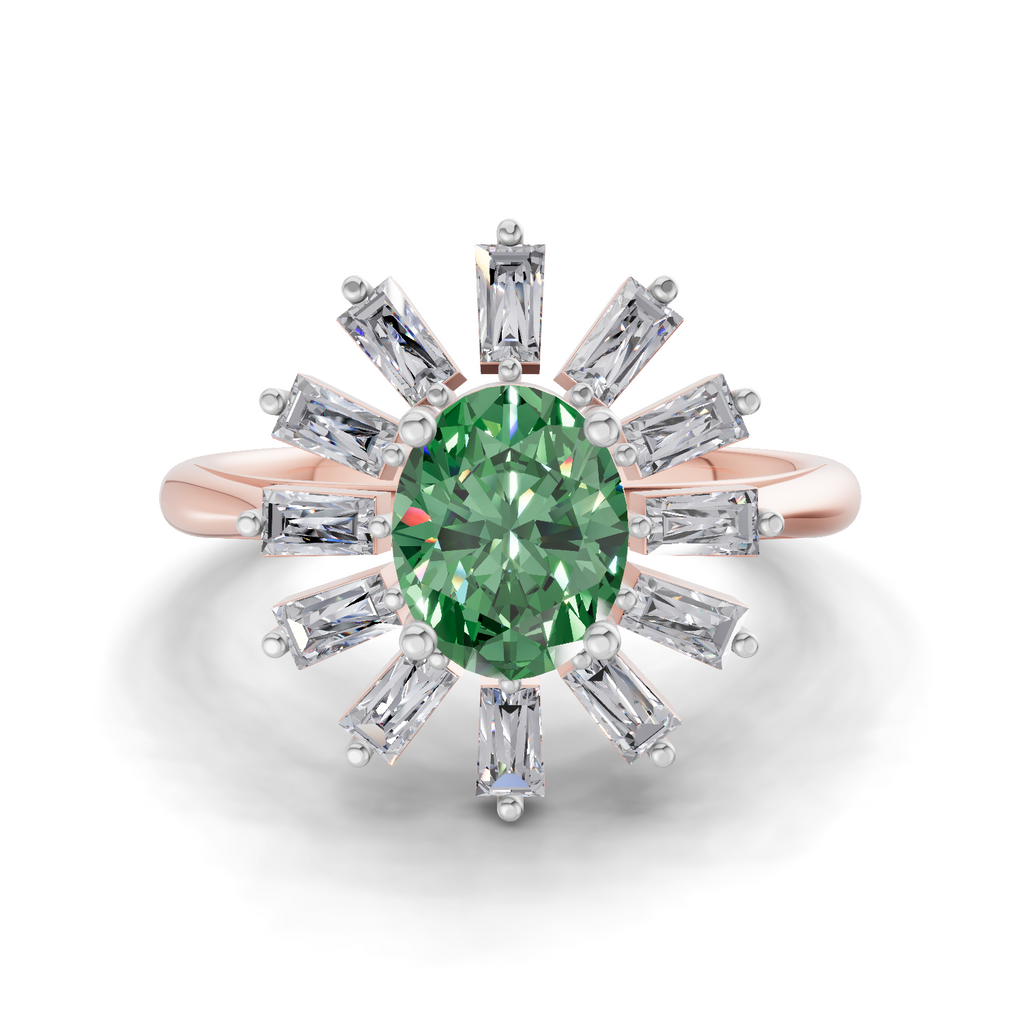 1.92 Carat Halo Diamond Engagement Ring