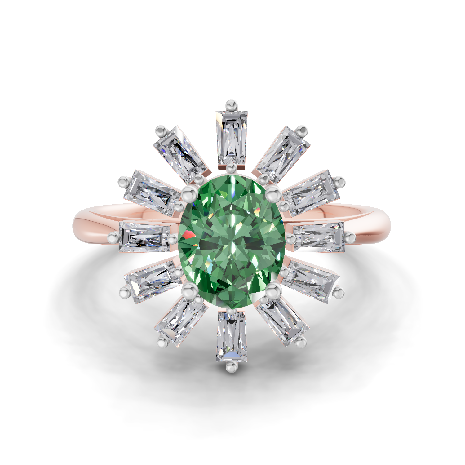 1.92 Carat Halo Diamond Engagement Ring