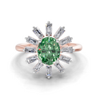 0.97 Carat Blossom Circle Engagement Ring