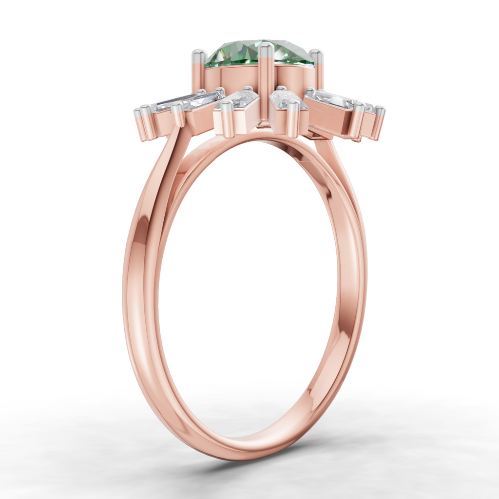 1.92 Carat Halo Diamond Engagement Ring