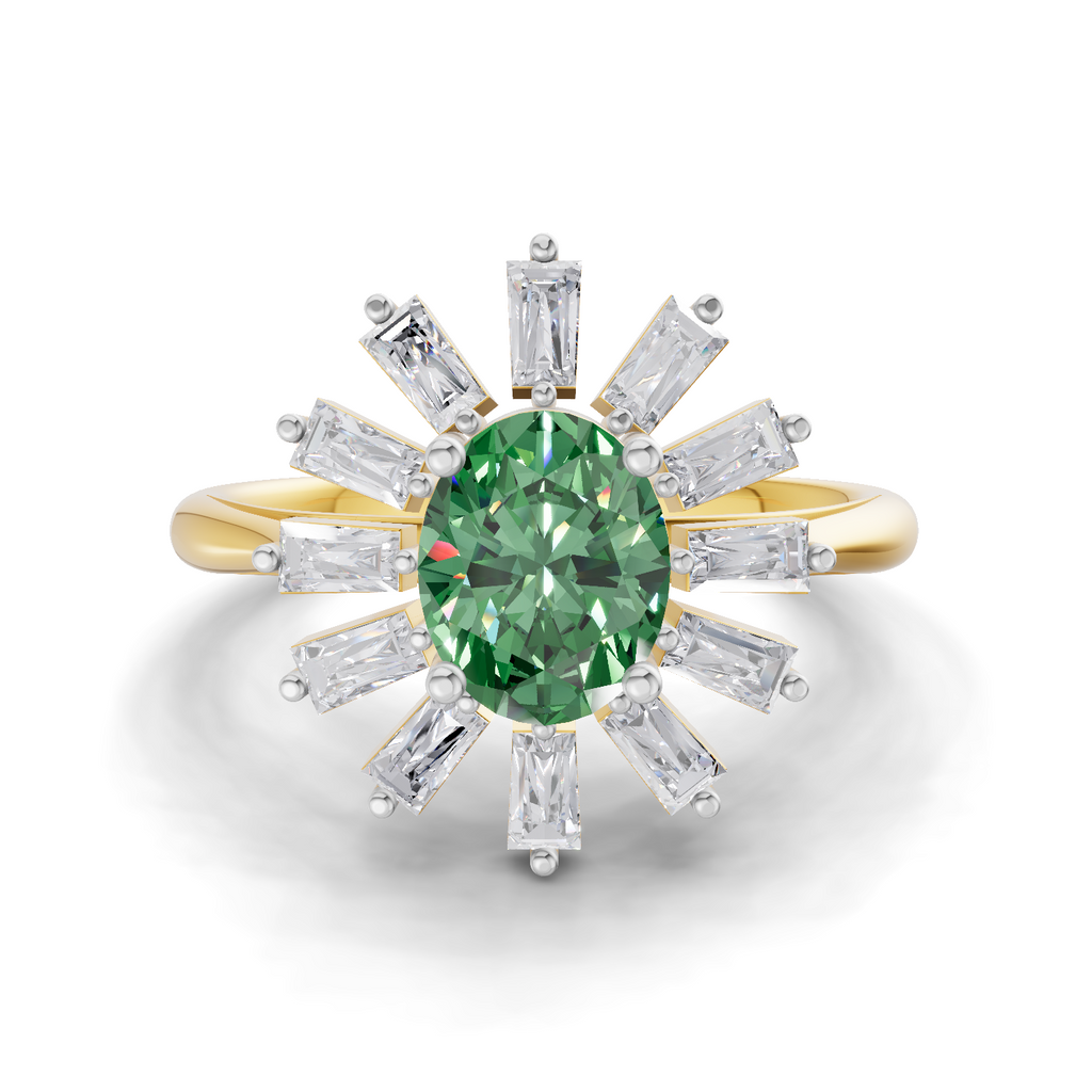 1.92 Carat Halo Diamond Engagement Ring