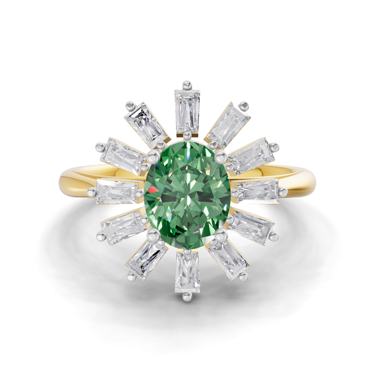 1.92 Carat Halo Diamond Engagement Ring